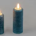Produktbild: Kerze Echtwachs LED Batteriebetrieb Timer 12cm