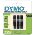 Produktbild: Dymo S0847730 Vinyl-Prägeetiketten Rolle 9mm x 3m, weißer Druck 3er Pack