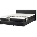Produktbild: Beliani Boxspringbett, Schwarz, Kunststoff, 180x200 cm, Schlafzimmer, Betten, Boxspringbetten