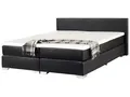 Produktbild: Boxspringbett Kunstleder schwarz 180 x 200 cm President