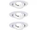 Produktbild: Paulmann LED Einbauleuchten-Set 3-step dimmbar 3x6 W 550 lm 3000 K Ø 8,2 cm schw