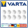Produktbild: 10 Stück Varta V13GA LR44 LR1154 357A V357 AG13 AG 13 Knopfzelle 155mAh Bulkware