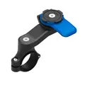 Produktbild: QUADLOCK Handyhalter Motorrad Lenker Halterung V2 Snap-on Metall Schwarz Blau