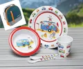 Produktbild: Kinder Camping - Geschirrset 5 tlg plus Gläser 2 tlg und Lunchbox m. Isolation