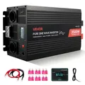 Produktbild: VEVOR 3500W Wechselrichter 12V DC auf 230V AC Reiner Sinus LCD Display Solar USB