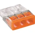 Produktbild: Verbindungsklemmen 2273-203, 100 Stück, orange, 3-Leiter-Klemmen