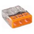 Produktbild: WAGO GmbH& Co. KG Verbindungsdosenklemme 3x 0.5-2.5 orange 2273-203, 100 Stück