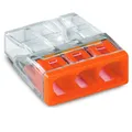 Produktbild: Wago 2273-203 Verbindungsklemmen,Steckklemmen, Dosenklemmen, Orange,100 Stück