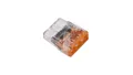 Produktbild: Schnellverbinder 3x 0,5-2,5mm2 transparent/orange 2273-203 /100Stk/ 
