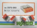 Produktbild: Wagoklemmen 2273- Serie von 0,5 - 2,5mm² Verbindungsklemme Dosenklemme Wagos neu