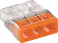 Produktbild: Wago Verbindungsdosenklemmen 3-Leiter-Klemmen Orange