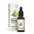 Produktbild: AURA HERBALS® Vitamin E Forte 900 Tropfen Öl - Hochdosiert und bis zu 180 TAGESPORTIONEN - Flüssig 30ml - Natürliches Produkt 100% - Vegan - Hohe Bioverfügbarkeit - Einfache Komposition
