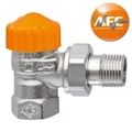Produktbild: IMI Heimeier Thermostat Ventilunterteil DN15 Eclipse AFC 3931-02.000 Eck