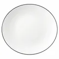 Produktbild: Seltmann Weiden Modern Life Speiseteller Oval Teller Black Line 30.2 x 27.7 cm