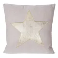 Produktbild: Mendler Deko-Kissen Stern, Sofakissen Zierkissen mit Füllung, Glanz-Effekt 45x45cm