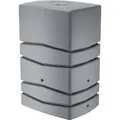 Produktbild: Regentonne eckig NEPTUN 450 Liter grau inkl. Hahn - Grau