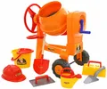 Produktbild: WADER Baustellen-Set Mischmaschine Betonmischer mit Maurer Eimergarnitur 8-tlg.