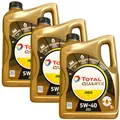 Produktbild: 3x5 Liter Total Quartz INEO C3 5W-40 Motoröl 5W40 Porsche A40 Mercedes 229.51