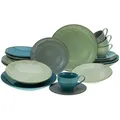 Produktbild: Creatable Kombiservice Nature Collection Bunt, Mehrfarbig, Keramik, 20-teilig, 200 ml,200 ml, Essen & Trinken, Geschirr, Geschirr-Sets, Kombiservice