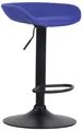 Produktbild: Barhocker Anaheim Filz schwarz blau