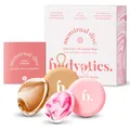 Produktbild: Bodyotics Menstruationsscheibe - 2 Stück, Pink & Beige - wiederverwendbar Periodenscheibe medizinisches Silikon - 12h Schutz bei starker Regel & Schwimmen trotz Periode - nachhaltiges Produkt