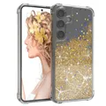 Produktbild: EAZY CASE - Glitzer Hülle - kompatibel mit Samsung Galaxy S24 Handyhülle für Galaxy S24 Hülle Silikon leichtes Shiny Cover stoßfestes Phone Case als Fallschutz in Gold