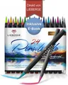 Produktbild: Pinselstifte | Brush Pen | 24 Farben + 2 Wassertankpinsel – Direkt von LIEBERGE