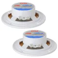 Produktbild: 2 PYLE PLMR41W Lautsprecher Waterproof Doppelt Kegel 10 CM 100 Watt Max See Boot