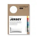 Produktbild: Schlafgut Easy Jersey Kissenbezug 40x80 cm Full-White mit 100% Baumwolle, superweicher & atmungsaktiver Kopfkissenbezug