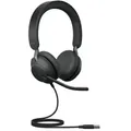 Produktbild: Jabra Evolve 2 40 UC Stereo USB Headset schwarz
