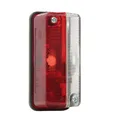 Produktbild: HELLA 2XS 005 020-001 Umrissleuchte - Begrenzungsleuchte - Anhänger - Wohnwagen - Halogen - 24V - Anbau - ECE/ADR/GGVS - Lichtscheibenfarbe: glasklar/rot/weiß - links/oben/rechts/seitlicher Anbau