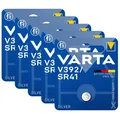 Produktbild: 5x Varta Batterie Silver Oxide Knopfzelle V392 SR41 1,55V AG3 392