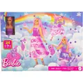 Produktbild: Barbie-Adventskalender mit Modepuppe und 24 Überraschungs-Accessoires mit Einhor