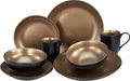 Produktbild: CreaTable, 23599, Glamour Gold Gold, Kombiservice 8-tlg, Steinzeug