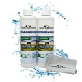 Produktbild: PandaCleaner Nachfüll-Set 500ml Brillenreiniger 2 x 250ml Nachfüllflasche + Brillenputztuch | ohne Alkohol | antibeschlag | streifenfrei | Auch für Displays, Monitore, Visiere geeignet