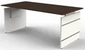 Produktbild: KERKMANN Schreibtisch Schreibtisch Form 4 mit Wangengestell 180x80x68-76cm wenge