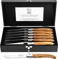 Produktbild: Laguiole Style de Vie Steakmesser Luxury Line, 6-teilig, Olivenholz