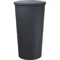 Produktbild: Regentonne anthrazit FLORENZ 200 Liter inkl. Hahn - Grau
