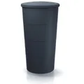 Produktbild: Prosperplast Regentonne Smooth, 200 Liter, 60 x 60 x 107cm (B/T/H), anthrazit / schwarz