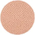 Produktbild: myfelt Filzkugel Sitzauflage Stuhlauflage - Merle - rund, Ø 36 cm, Rosa