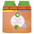 Produktbild: Reckitt Benckiser Deutschland GmbH Air Wick Freshmatic Max Duo Pure Duftspray, Mandarine & Limette, Neutralisiert unangenehme Gerüche und bietet ein Dufterlebnis für bis zu 70 Tage, 1 Packung= 2 Sprühdosen à 250 ml 3239103