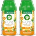 Produktbild: Air Wick Freshmatic Max Raumspray DUO – Nachfüller für den Air Wick Freshmatic Max – Duft: Pure Mandarine und Limette – 2 x 250 ml Nachfüller Raumduft und Lufterfrischer
