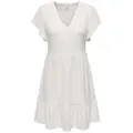 Produktbild: ONLY Minikleid ONLSandra (1-tlg) Volant weiß XL (42)