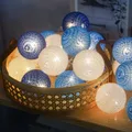 Produktbild: Traumheim Lichterkette Innen Baumwollkugeln Lichterkette Cotton Ball 20 LED K...
