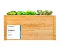 Produktbild: WESTMANN Hochbeet aus Lärchenholz | 170x90x84 cm Natur | Kräuterbeet für den Außenbereich | Holzhochbeet zum Bepflanzen von Gemüse & Kräutern
