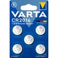 Produktbild: VARTA Knopfzelle CR2016 Lithium 3,0 V, 5 St.