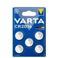 Produktbild: 5x Varta CR2016 3V Lithium Knopfzellen Batterie Quecksilberfrei Blister