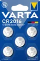 Produktbild: 5 VARTA Lithium Knopfzelle 'Electronics', CR2016, 5er Pack