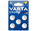 Produktbild: VARTA Professional Electronics Knopfzelle Batterie CR 2016 5er Blister