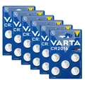 Produktbild: 6x Varta CR2016 CR DL 2016 Knopfzelle Batterie 3V 5er Blister Lithium